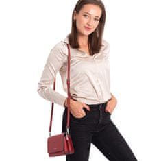 FLORA & CO Dámská crossbody kabelka 8053 Rouge