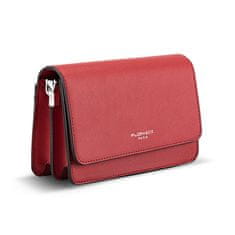 FLORA & CO Dámská crossbody kabelka 8053 Rouge