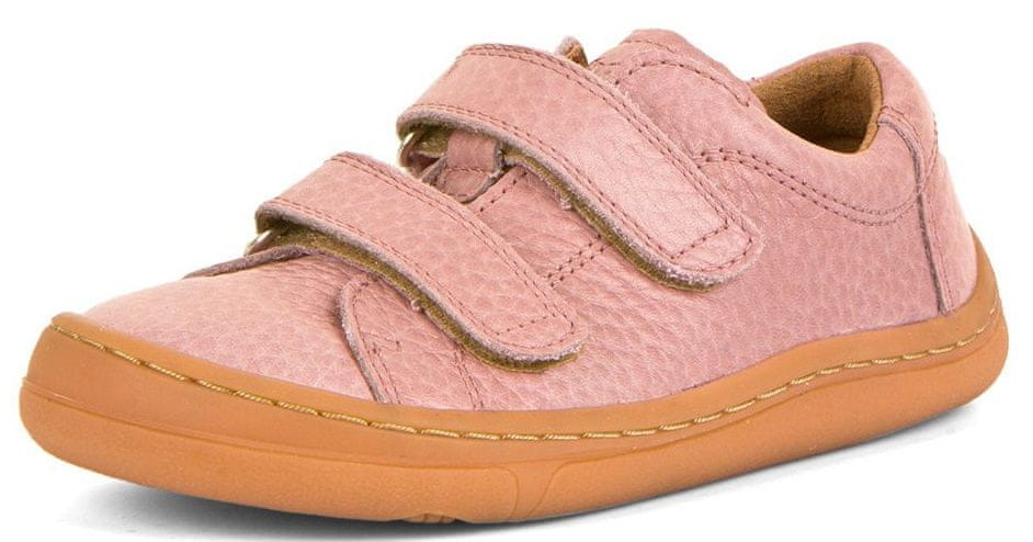 Froddo dívčí kožené barefoot tenisky G3130201-9 růžová 33