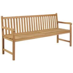 Greatstore Zahradní lavice 180 cm masivní teak