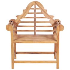 Greatstore Zahradní židle 2 ks 91 x 62 x 102 cm masivní teak