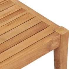 Greatstore Zahradní stůl 90,5 x 55,5 x 30,5 cm masivní teakové dřevo