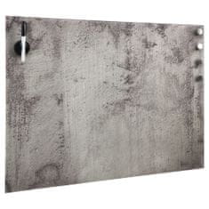 Greatstore Nástěnná magnetická tabule skleněná 80 x 60 cm