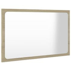 Vidaxl Koupelnové zrcadlo dub sonoma 60 x 1,5 x 37 cm dřevotříska