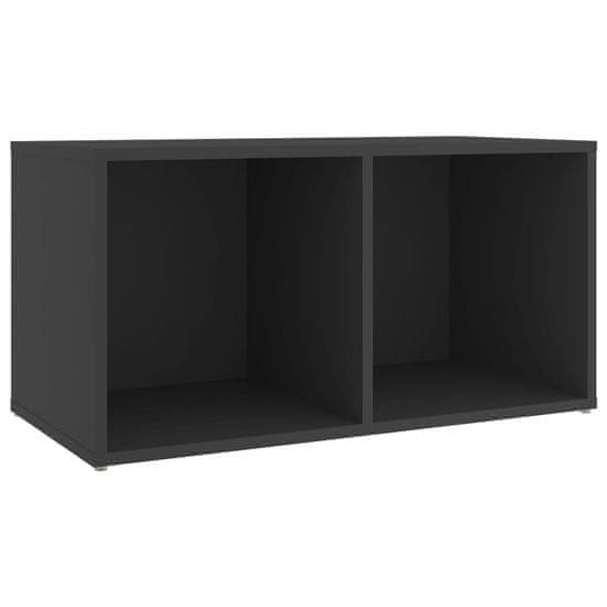 Vidaxl TV stolek šedý 72 x 35 x 36,5 cm dřevotříska