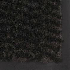 Greatstore Protiprachová obdélníková rohožka všívaná 40x60cm černá