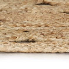 Vidaxl Ručně vyrobený koberec pletená juta 180 cm