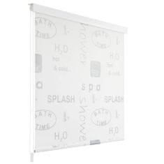 Greatstore Sprchová roleta 100 x 240 cm se vzorem „Splash"