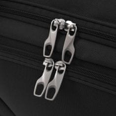 Greatstore 3dílná sada cestovních kufrů černá
