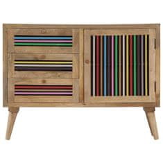 Greatstore Příborník 100 x 30 x 75 cm masivní mangovníkové dřevo