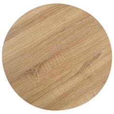 Greatstore Bistro stolek světle hnědý 80 cm MDF