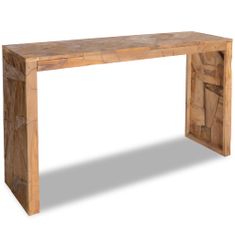 Greatstore Konzolový stolek 110 x 35 x 75 cm masivní teakové dřevo