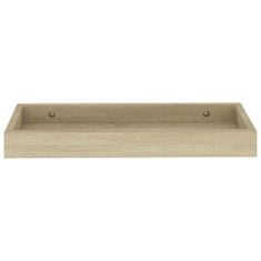 Greatstore Nástěnné police Loggia 4 ks dub 40 x 15 x 4 cm MDF