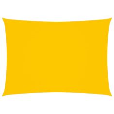 Greatstore Stínící plachta oxfordská látka obdélníková 3 x 5 m žlutá