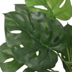 Greatstore Umělá rostlina monstera s květináčem 70 cm zelená