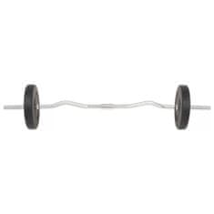 Greatstore Sada činek barbell a dumbbell, 30 kg