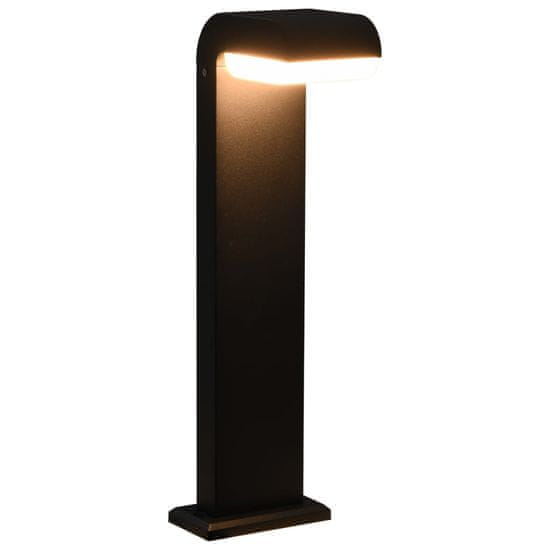 Greatstore Venkovní LED lampa 9 W černá oválná