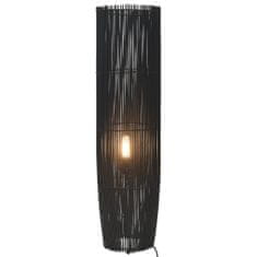 Greatstore Stojací lampa vrba černá 61 cm E27