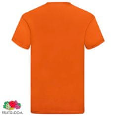 Greatstore Fruit of the Loom Originální trička 5 ks oranžová XL bavlna