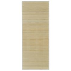 Vidaxl Obdélníková přirozeně zbarvená bambusová rohož / koberec 80 x 300 cm