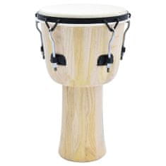 Greatstore Buben Djembe s kolíkovým laděním 12'' kozí kůže