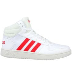 Adidas Boty bílé 42 2/3 EU Hoops 20 Mid