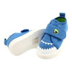 Dětské tenisky Crocodile na suchý zip Blue velikost 23