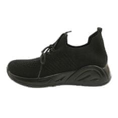 Slip-on sportovní obuv 21TX02-3674 černá velikost 37