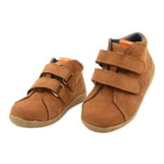 Mazurek Kožené boty na suchý zip Brown velikost 20