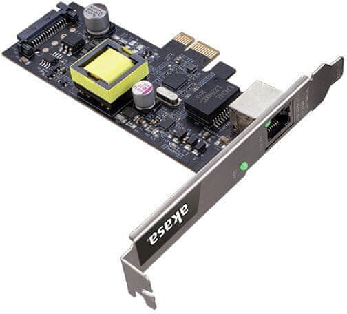 Akasa 2.5 Gigabit PCIe, PoE