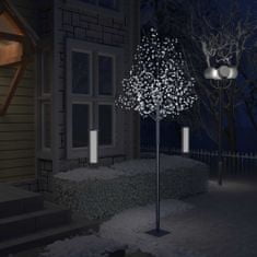 Greatstore Vánoční strom 600 LED chladné bílé světlo třešňový květ 300 cm
