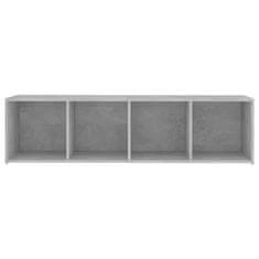 Greatstore TV skříňky 2 ks betonově šedé 142,5 x 35 x 36,5 cm dřevotříska