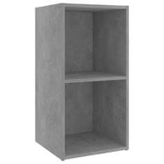 Greatstore TV skříňky 4 ks betonově šedé 72 x 35 x 36,5 cm dřevotříska