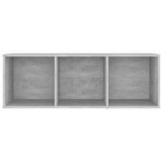 Greatstore TV skříňky 4 ks betonově šedé 107 x 35 x 37 cm dřevotříska