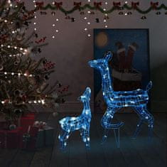 Vidaxl vidaXL Christmas Reindeer Acrylic 160 Blue LED