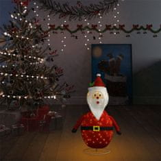 Greatstore Vánoční dekorace Santa Claus s LED luxusní tkanina 60 cm