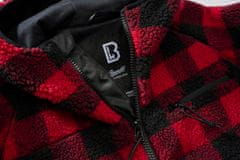 BRANDIT bunda Teddyfleece Worker Červeno-černá Velikost: M