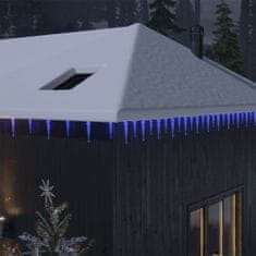 Vidaxl Vánoční světelné rampouchy 40 ks modré akrylové dálkový ovladač