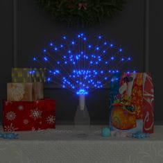 Greatstore Venkovní vánoční ohňostroje 10 ks modré 50 cm 1400 LED diod