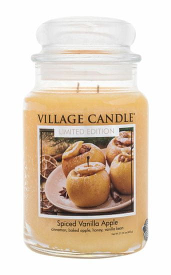 Village Candle 602g spiced vanilla apple limited edition