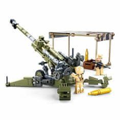 Sluban Model bricks m38-b0890 kanón m777 howitzer