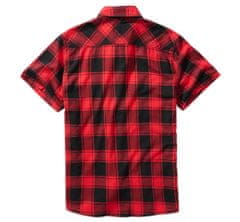 BRANDIT košile Checkshirt halfsleeve červeno-černá Velikost: XXL