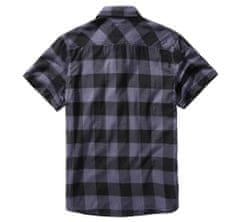 BRANDIT košile Checkshirt halfsleeve černo-šedá Velikost: S