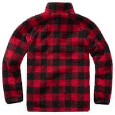 BRANDIT bunda Teddyfleece Jacket Červeno-černá Velikost: L