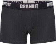 BRANDIT boxerky 2ks/balení - černá/bílá Velikost: XL