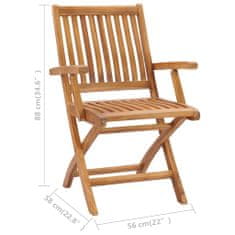 Greatstore Zahradní židle 2 ks vínové podušky masivní teak