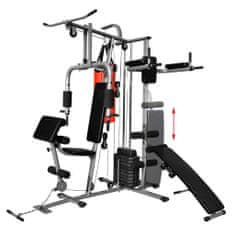 Greatstore Multifunkční posilovací věž s 1 boxovacím pytlem 65 kg