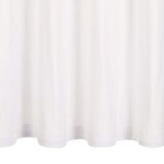 Greatstore Závěsy s kovovými kroužky 2 ks bavlna 140 x 245 cm bílé