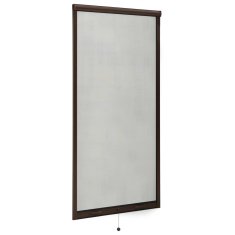 Greatstore Rolovací okenní síť proti hmyzu hnědá 80 x 170 cm