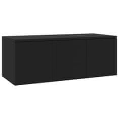 Greatstore TV stolek černý 80 x 34 x 30 cm dřevotříska